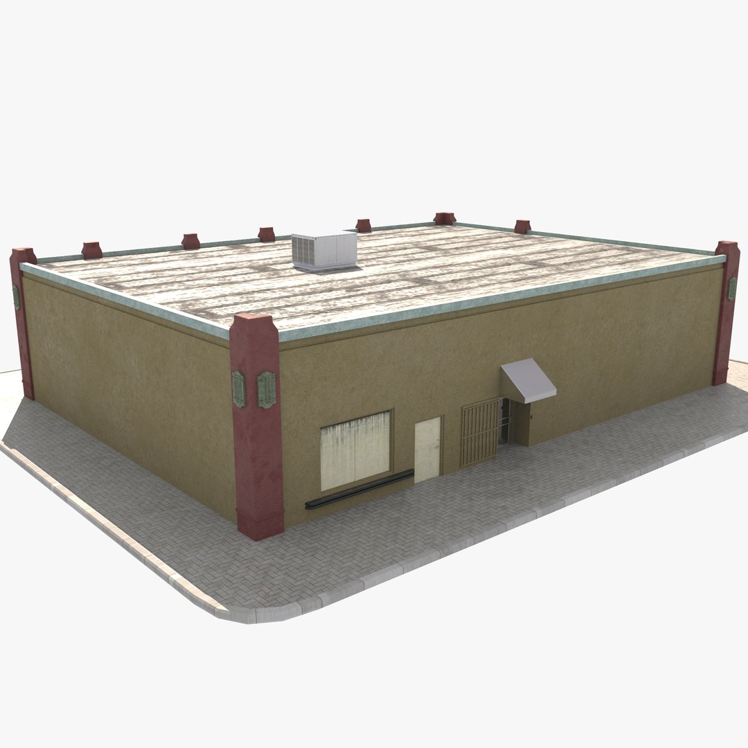 Bank Building Model - TurboSquid 1312153