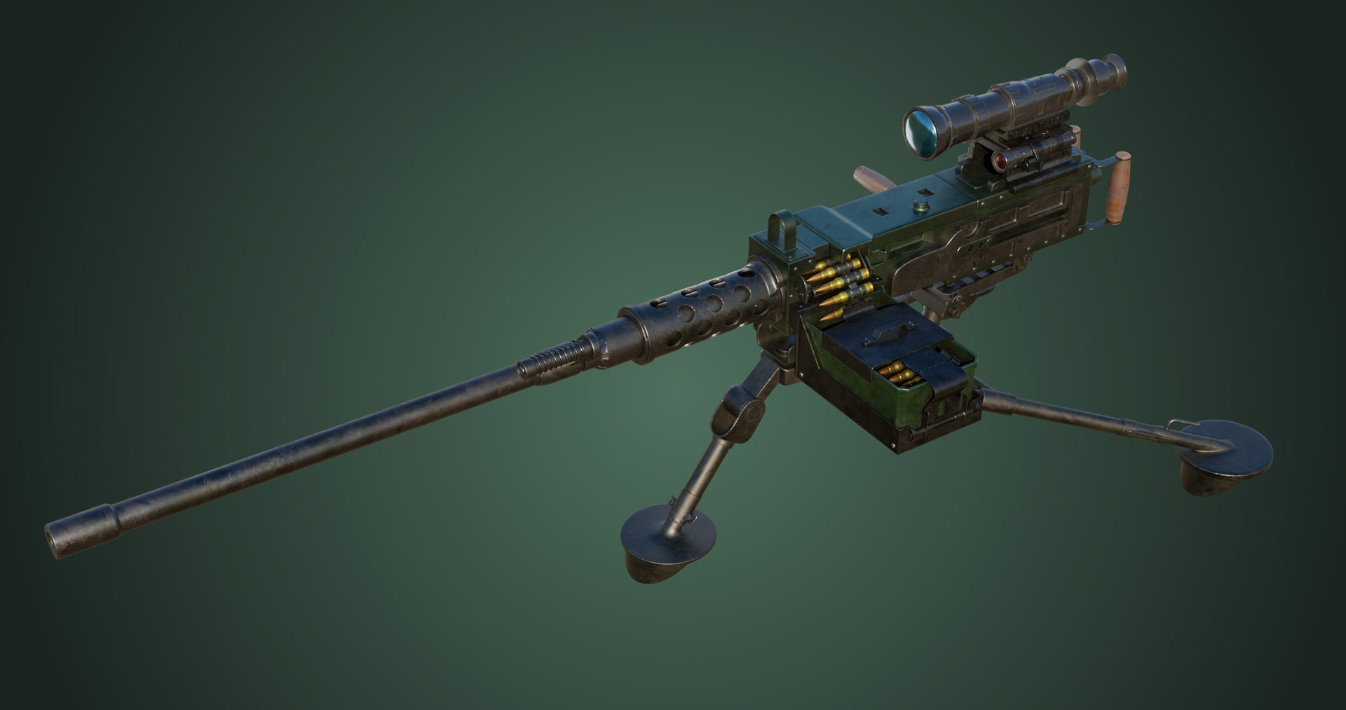 M2 Browning Machine Gun 05 PBR Unity UE V-Ray Arnold Textures Included 3D model https://p.turbosquid.com/ts-thumb/os/XC1M3R/0J/gun05_000136/jpg/1655367689/1920x1080/fit_q87/a3a128b1015f928c3b973d064b72c49377eb884d/gun05_000136.jpg