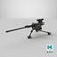 M2 Browning Machine Gun 05 PBR Unity UE V-Ray Arnold Textures Included