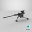 M2 Browning Machine Gun 05 PBR Unity UE V-Ray Arnold Textures Included