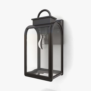 outdoor wall lantern 20 3D model