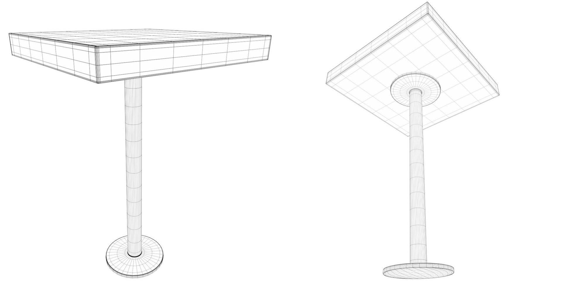 3D Bar Table Model - TurboSquid 1386627