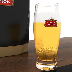 3d model beer glass