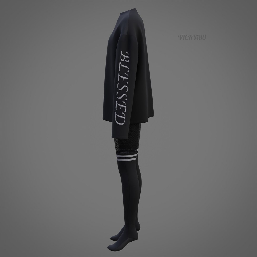 3D Gothic 3D Clothing Set - Graphic Sweater Fishnet Leggings Thigh-High Stockings Grunge Outfit https://p.turbosquid.com/ts-thumb/os/gWYTkO/y2/shirt0015/jpg/1745938511/1920x1080/fit_q87/49198cb0be8beb7c119c6400597b69123fb5b005/shirt0015.jpg