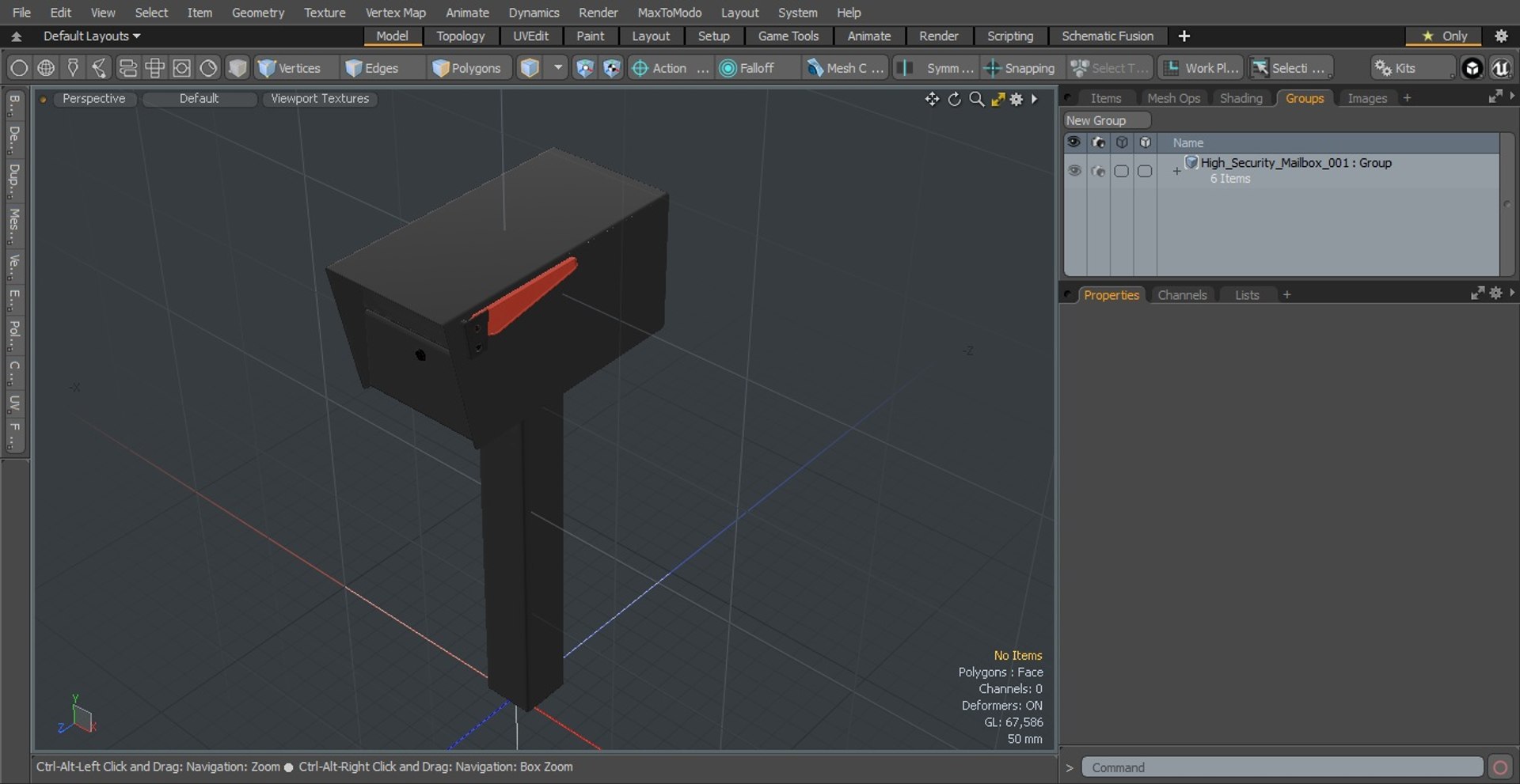 3D High Security Mailbox Model - TurboSquid 2000711