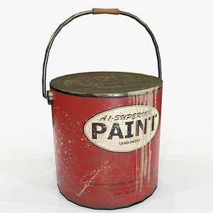 Paint Can Vintage Game Ready PBR Textures
