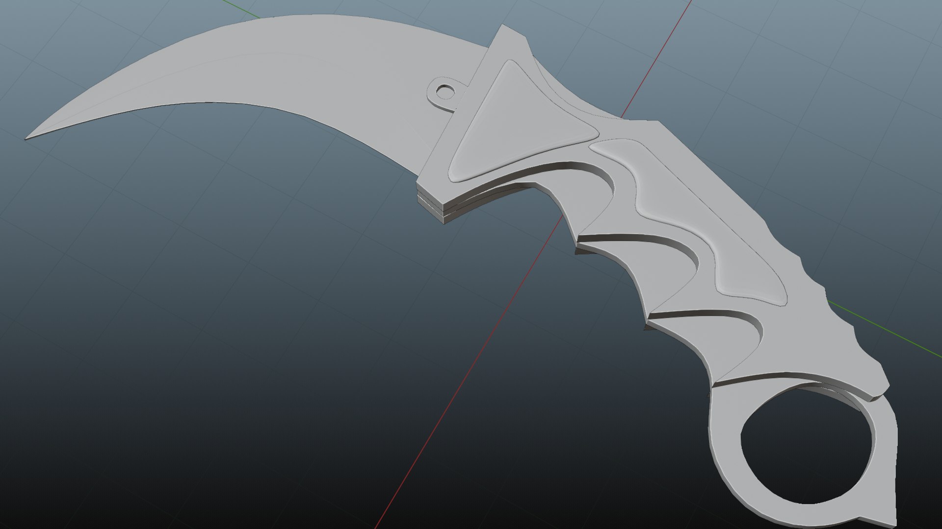 3D Karambit Model - TurboSquid 2145911