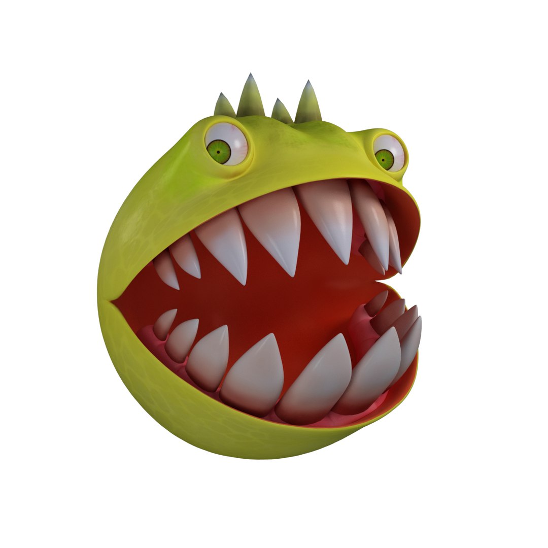 Pacman Character Rig 3D Model | 1148819 | TurboSquid