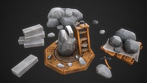 Stylized Stone and Iron Resource Pack