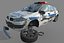 Voiture de police détruite