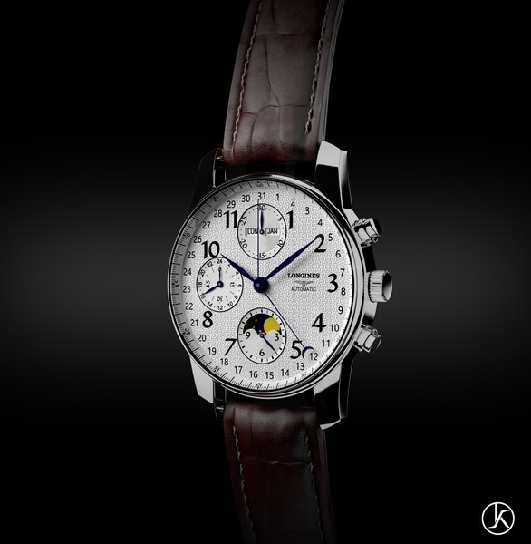 Rel gio Longines Modelo 3D TurboSquid 858698