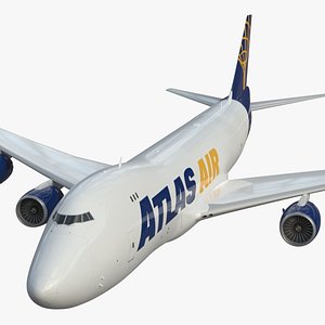 3D Atlas Air Boeing 748F SC model