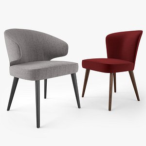 Minotti Aston Dining Chair and Armchair