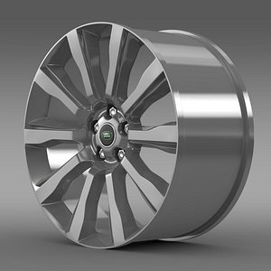 rangerover supercharged rim 3d 3ds