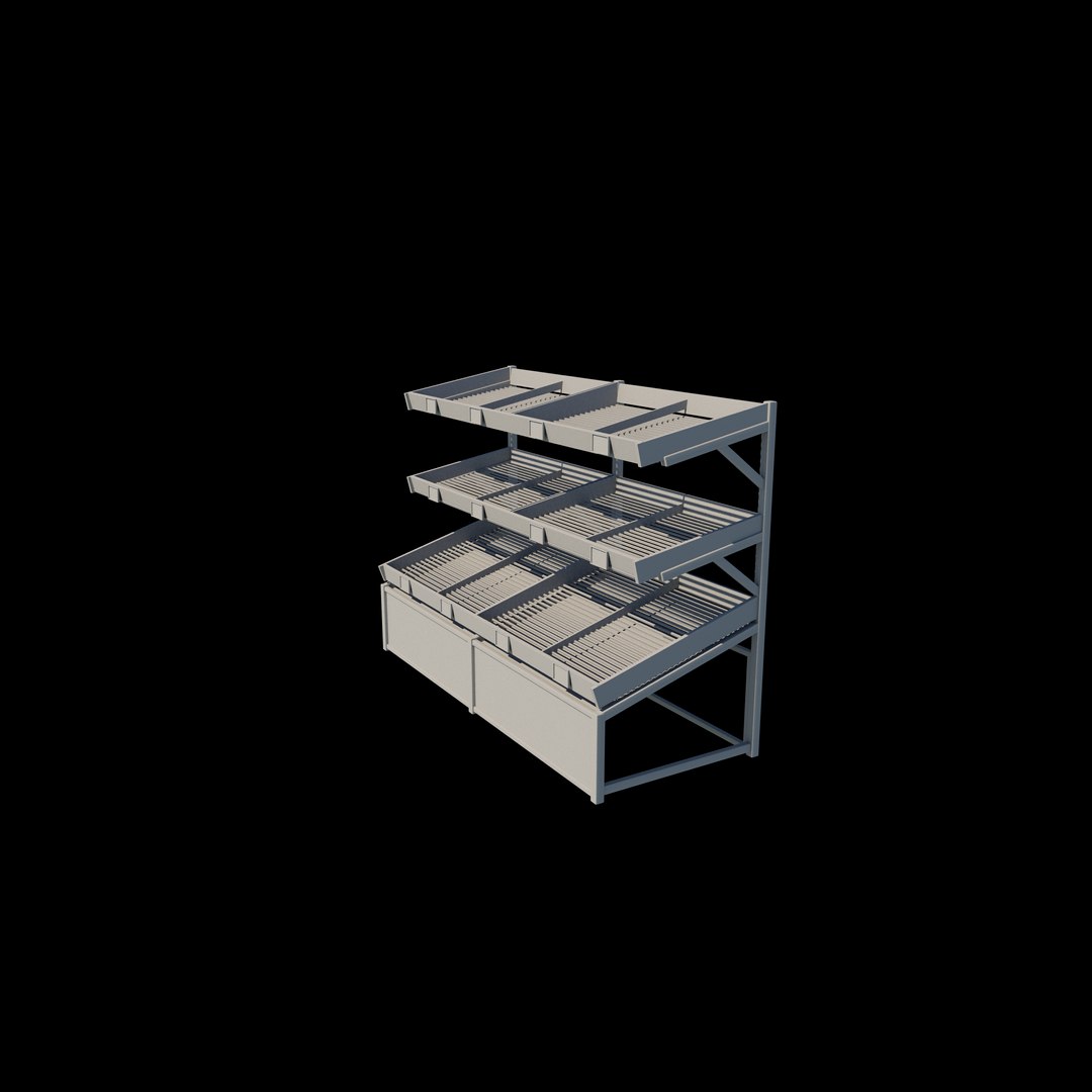 Display Rack 3D Model 3D Model - TurboSquid 2337170