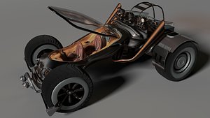 sci-fi car moonwalker model