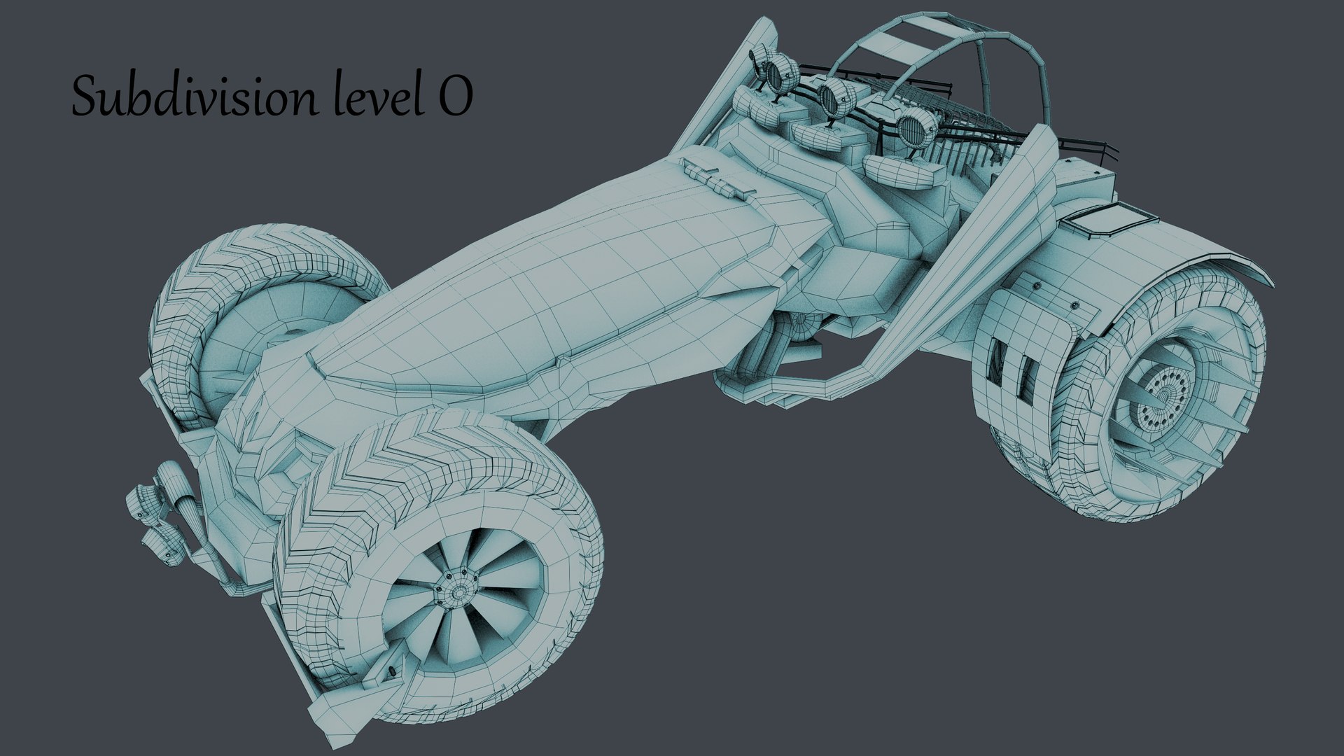 Sci-fi Car Moonwalker Model - Turbosquid 1193685