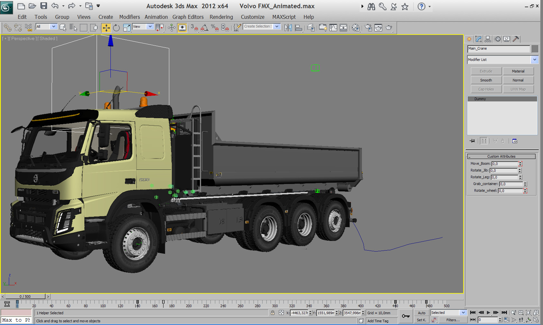 3ds max truck fmx multilift