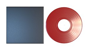 3D Vinyl Record PBR 11