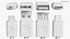 USB Plugs v1 3D model