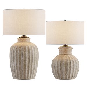 table lamp anders pottery barn 3D model