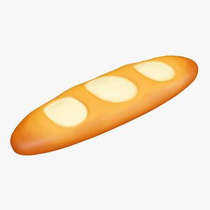 Emoji Baguette 001 model