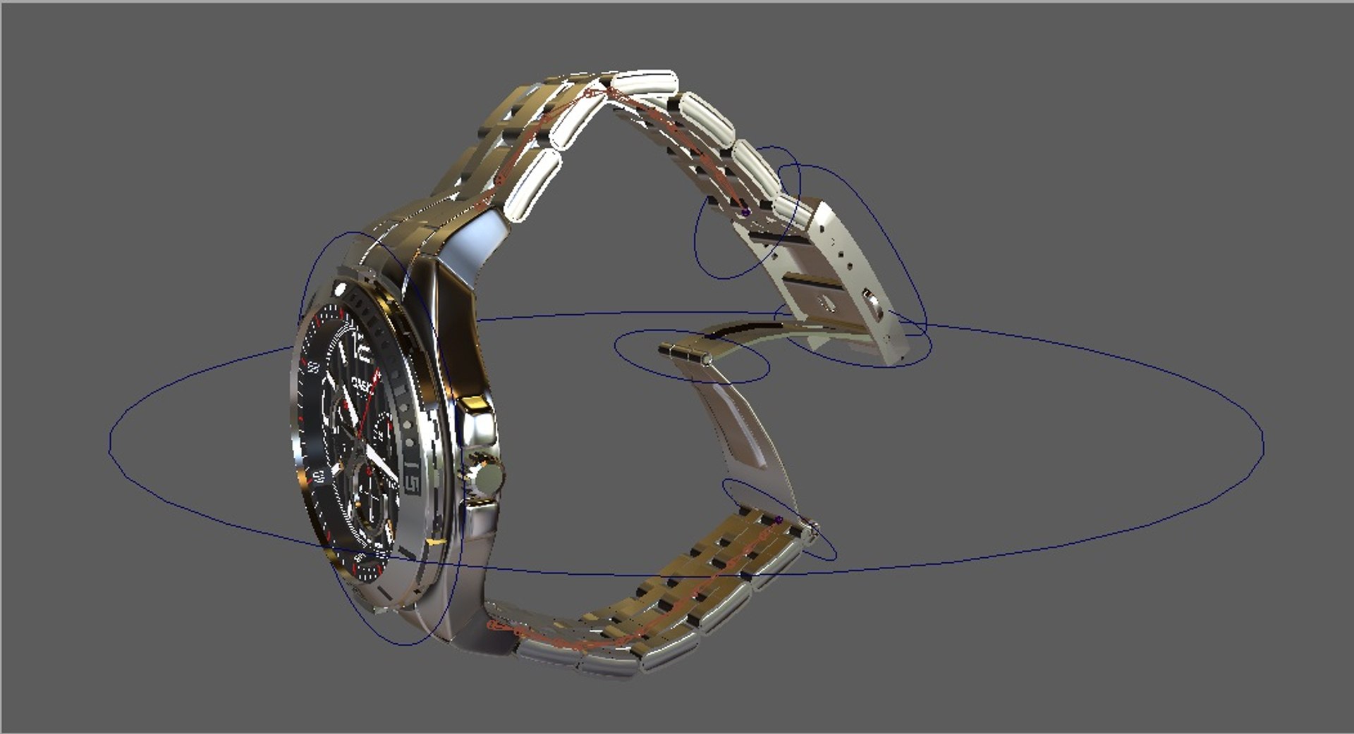 Casio Enticer A1327 Watch Model - TurboSquid 1471653