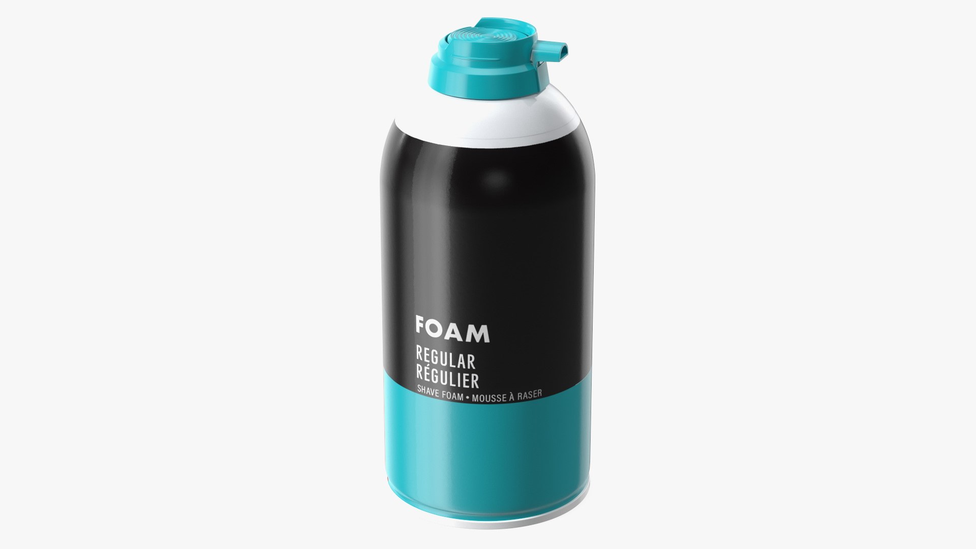 Shaving Cream Can 300ml 3D model preview