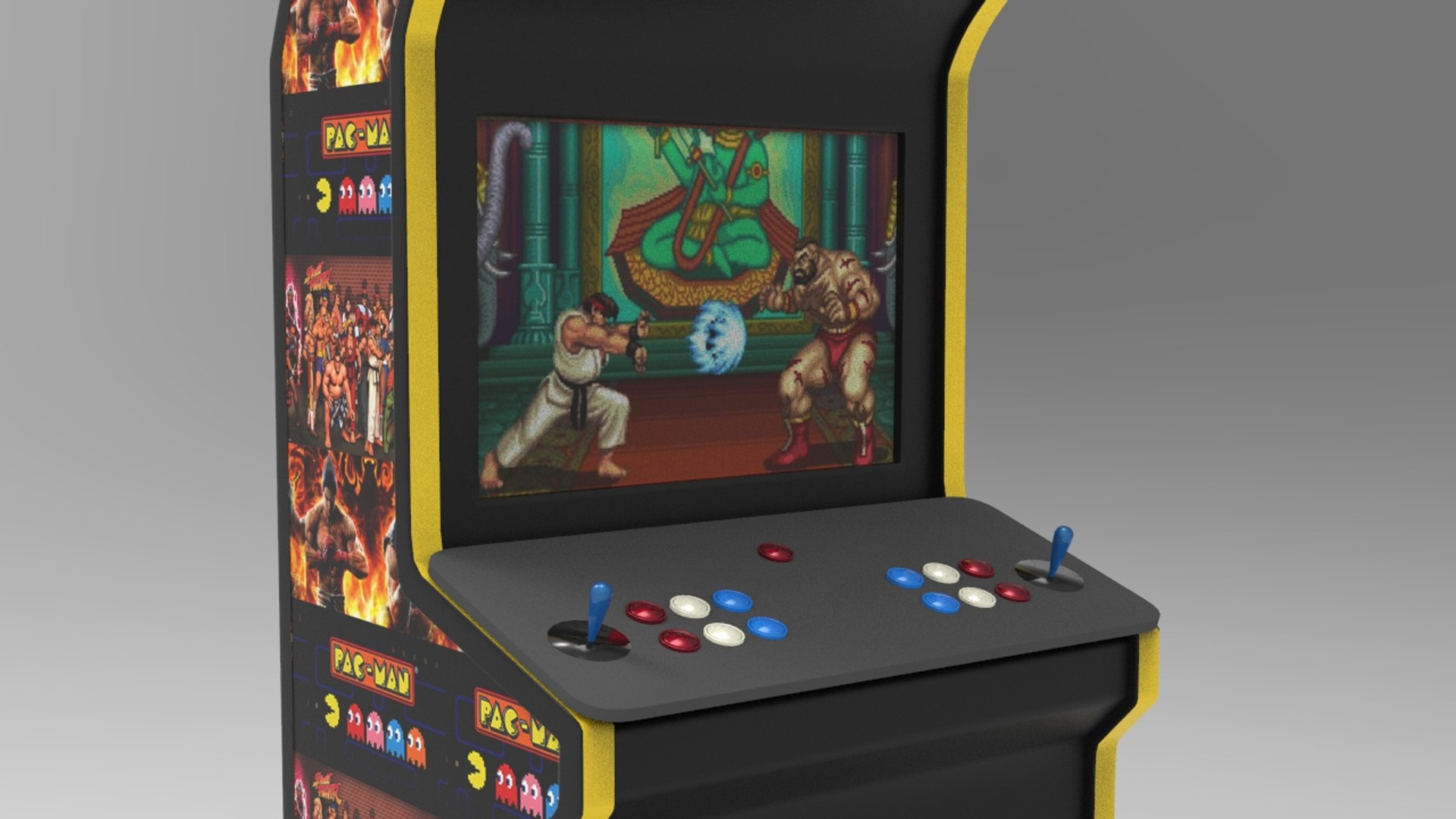 Arcade Cabinet 3D Model - TurboSquid 1649713