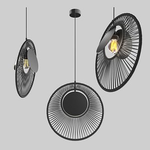 3D model lamp oyster