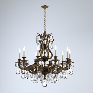 3d model of schonbek sophia chandelier
