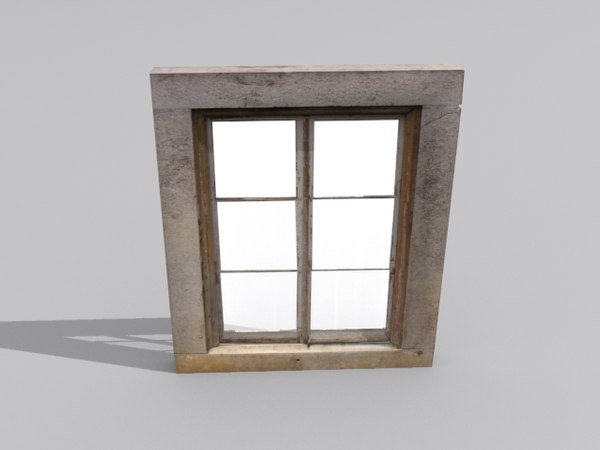 old window 3d model