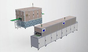 Dispensing and curing all-in-one machine