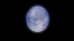 3D Ethereum cryptocurrency model