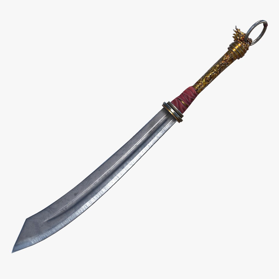 Fantasy Sword RPG Chinese Dadao Blade Sword Straight Gladius Broad 