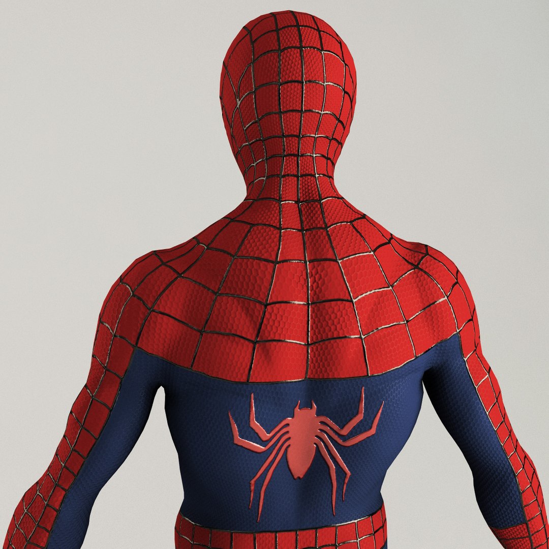 3ds Max Spiderman Rigged