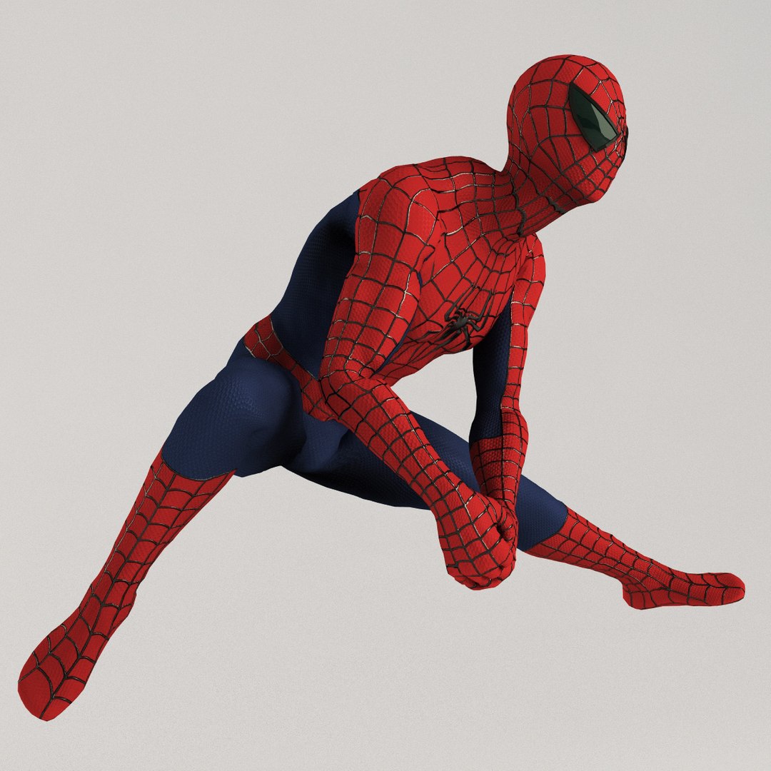3ds Max Spiderman Rigged