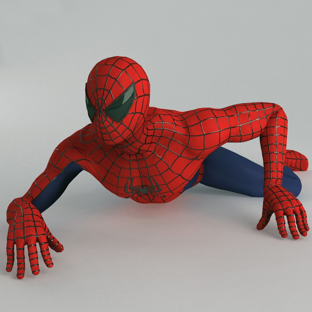 3ds Max Spiderman Rigged