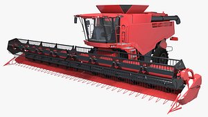 3D combine harvester model
