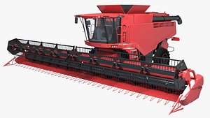 Combine harvester 3D model