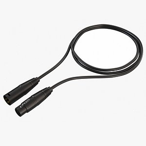 3D Microphone Cable 1 model