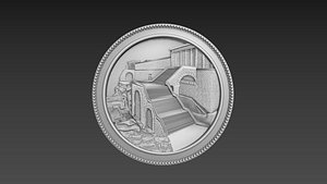 3D Jerusalem Second Tample Relief