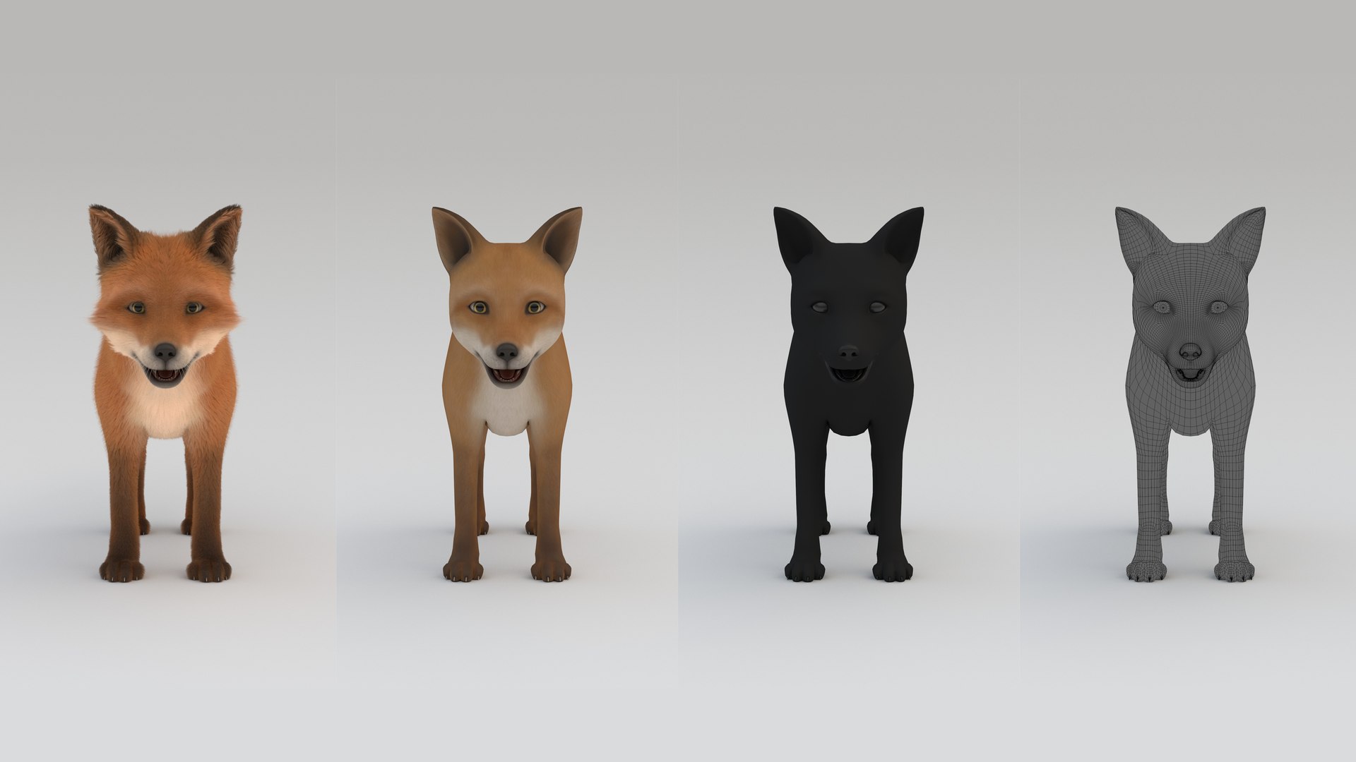 3D Fox ANIMATED - TurboSquid 1986506