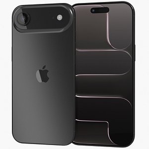 Apple iPhone Air Black 3D