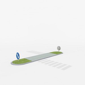 Road "island"