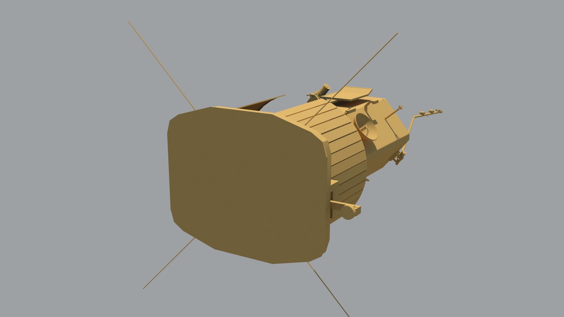 3D parker solar probe spacecraft https://p.turbosquid.com/ts-thumb/ou/6pEwVQ/gbIb45O8/13render/jpg/1548756736/1920x1080/fit_q87/c7a3aed03d2a58a27cb137a81808f902ff3e3403/13render.jpg