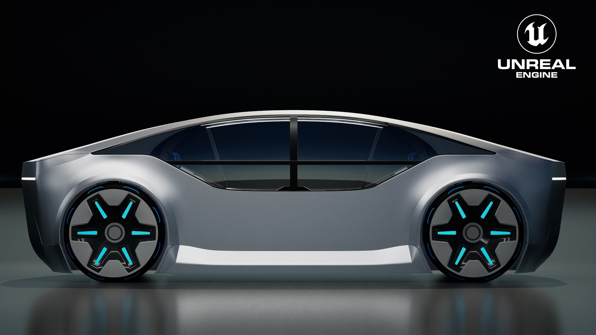 Futuristic Concept Car With Interior 3D Model - TurboSquid 2218483