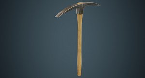 3D model pickaxe 1a