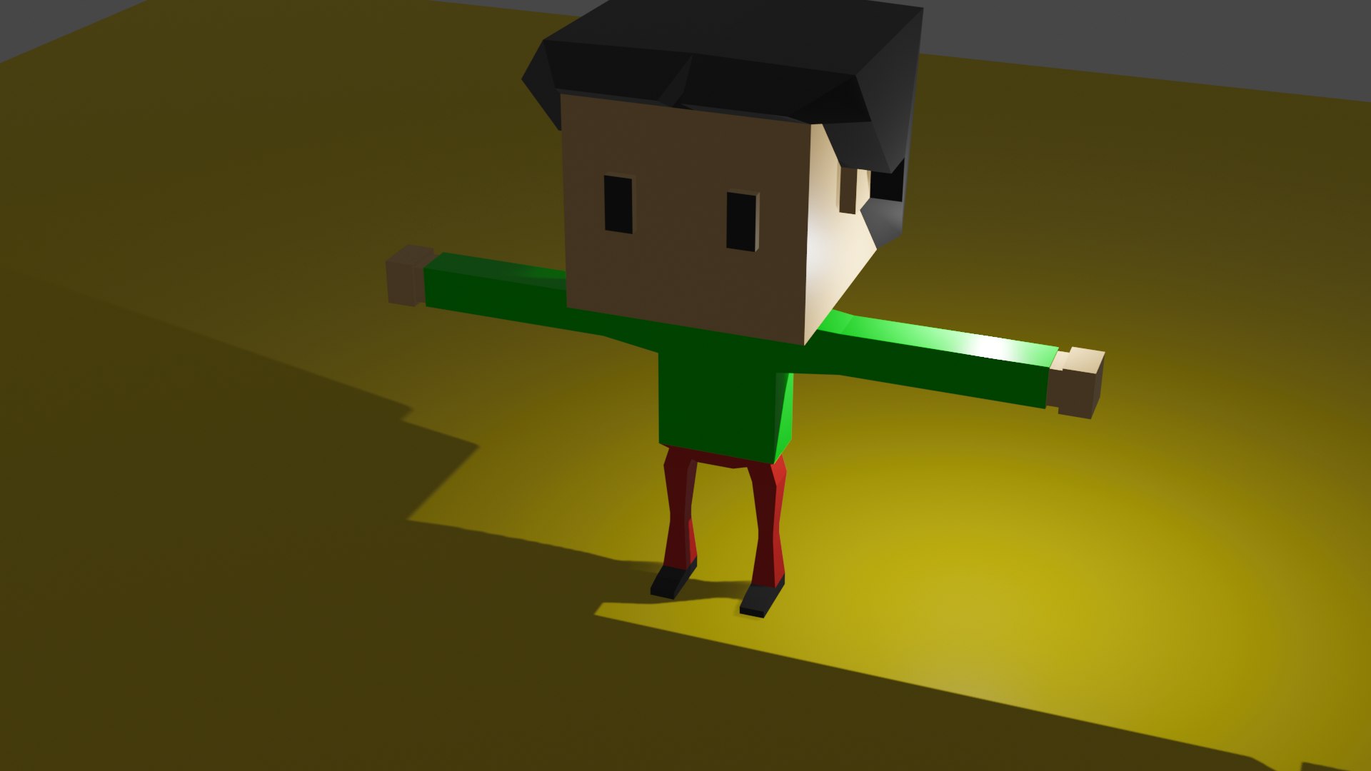 Free 3D Handsome Cube Boy - TurboSquid 1975919