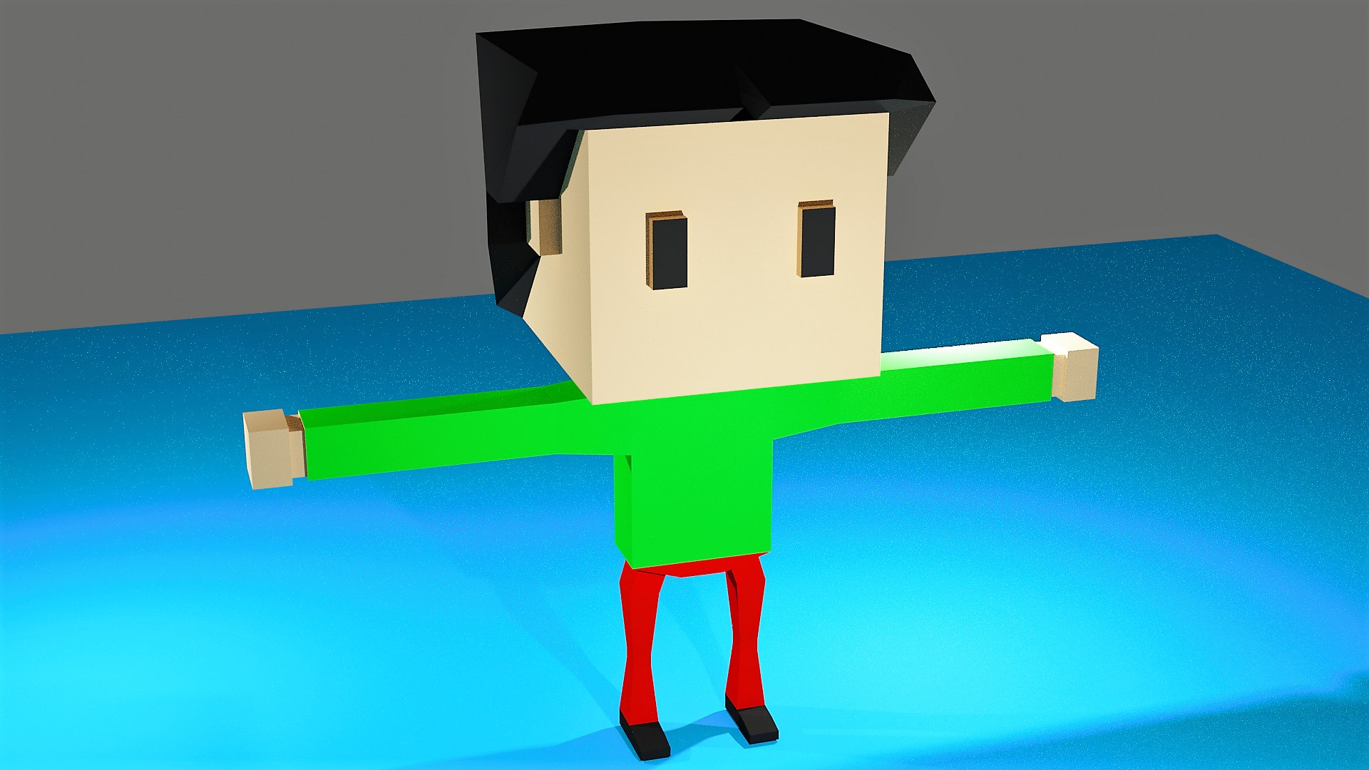 Free 3D Handsome Cube Boy - TurboSquid 1975919